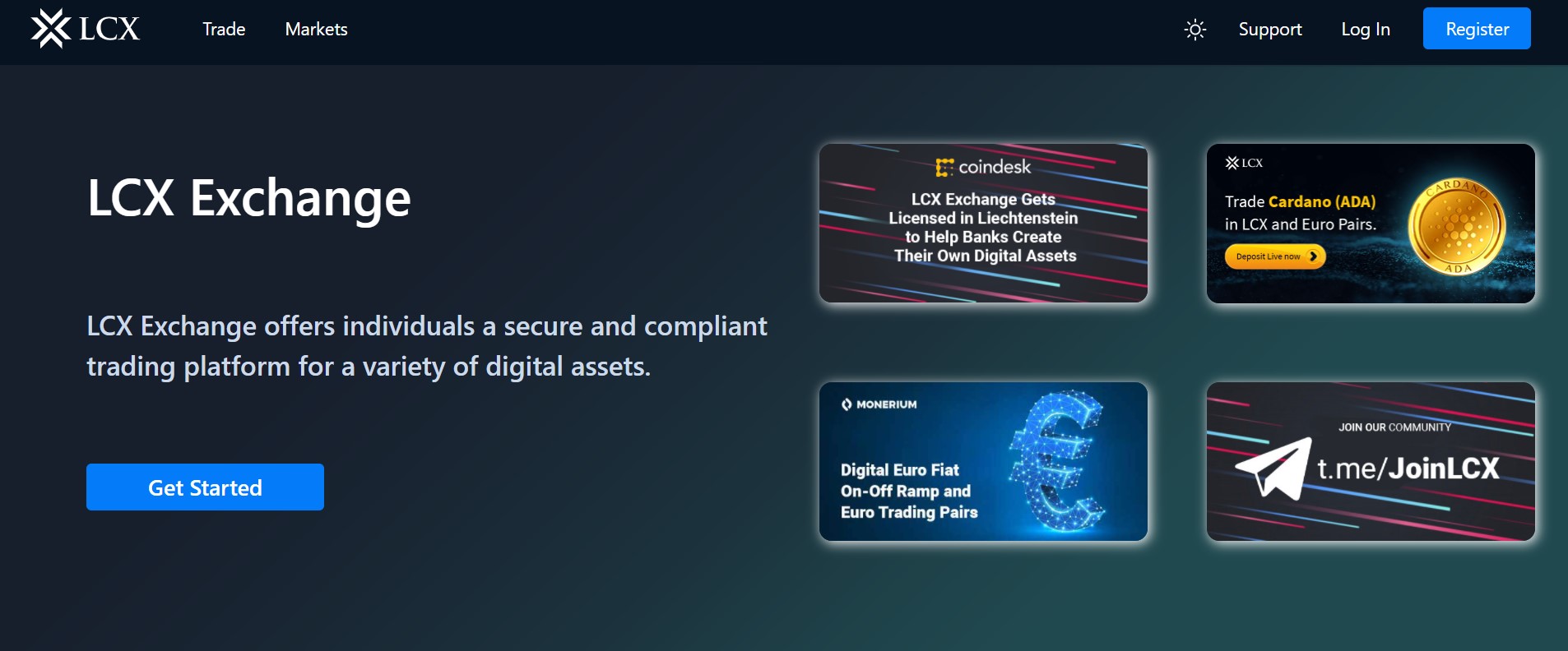 LCX website