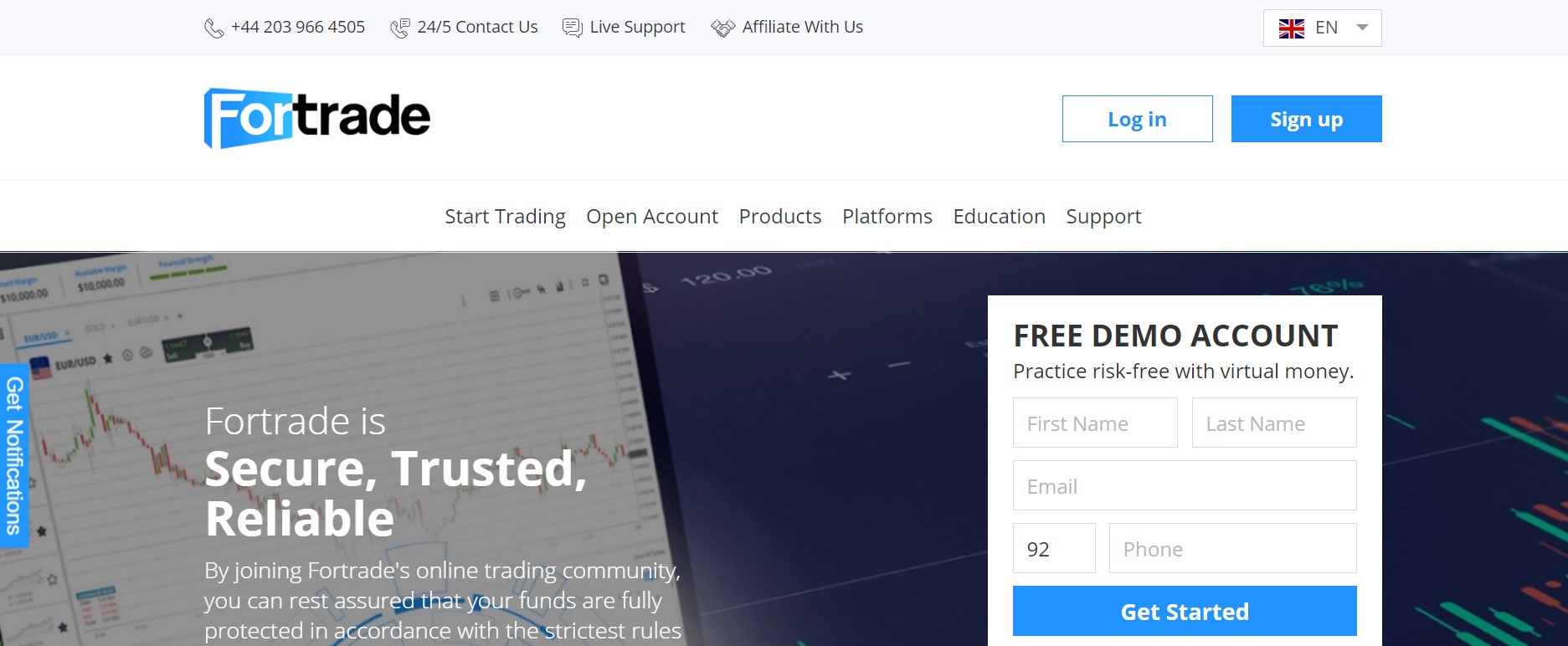 website-182 - Tokenhell Fortrade website