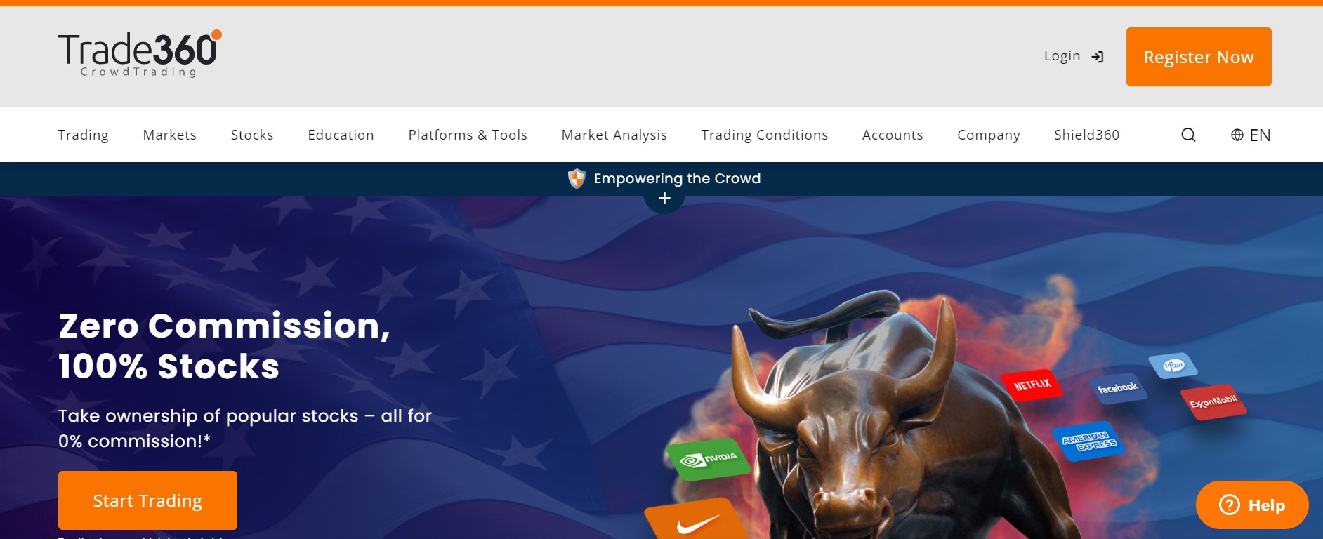 Trade360 website