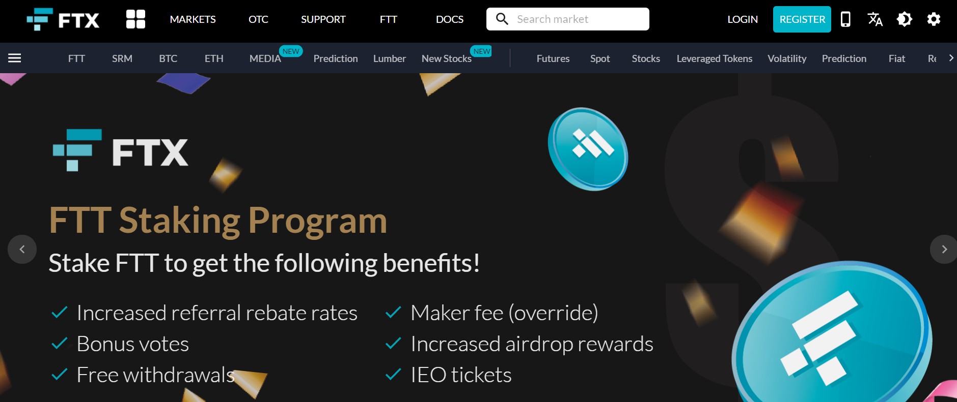 website-21 - Tokenhell FTX website
