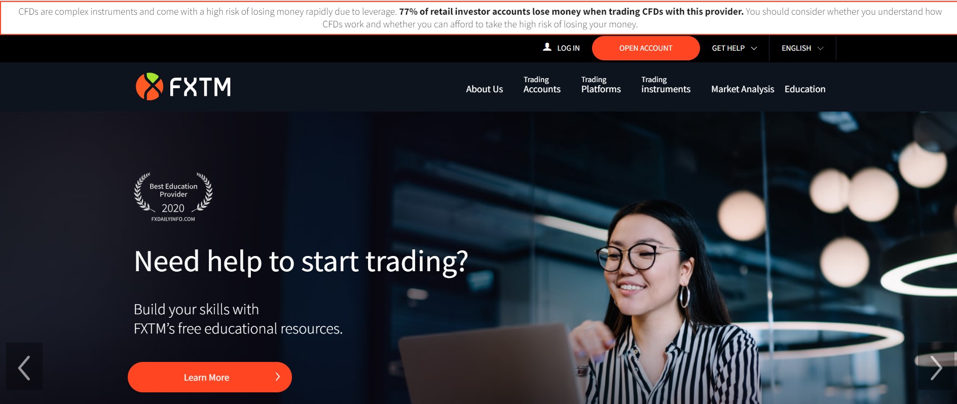 FxPro website