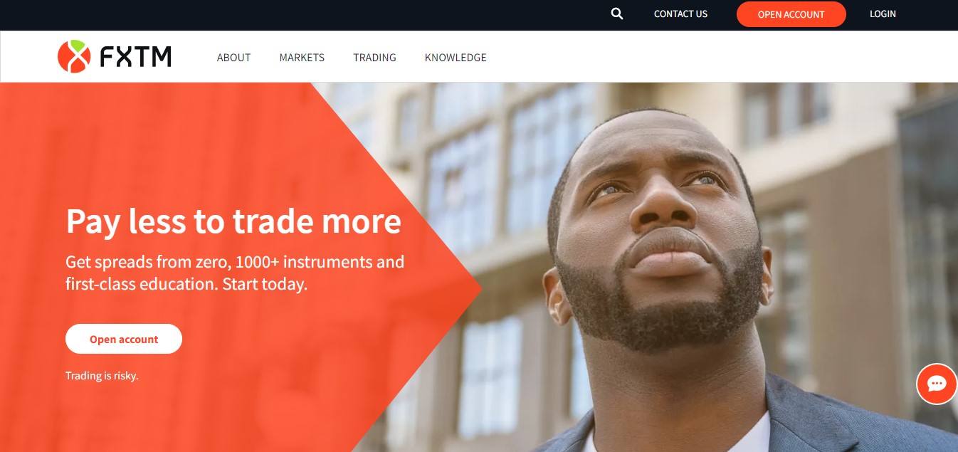 FXTM website
