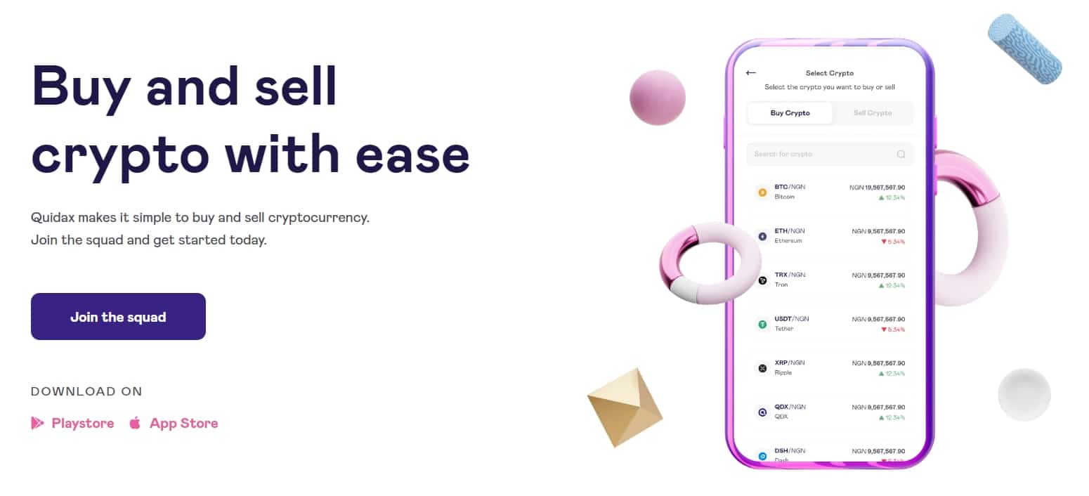 website-305 - Tokenhell Quidax website