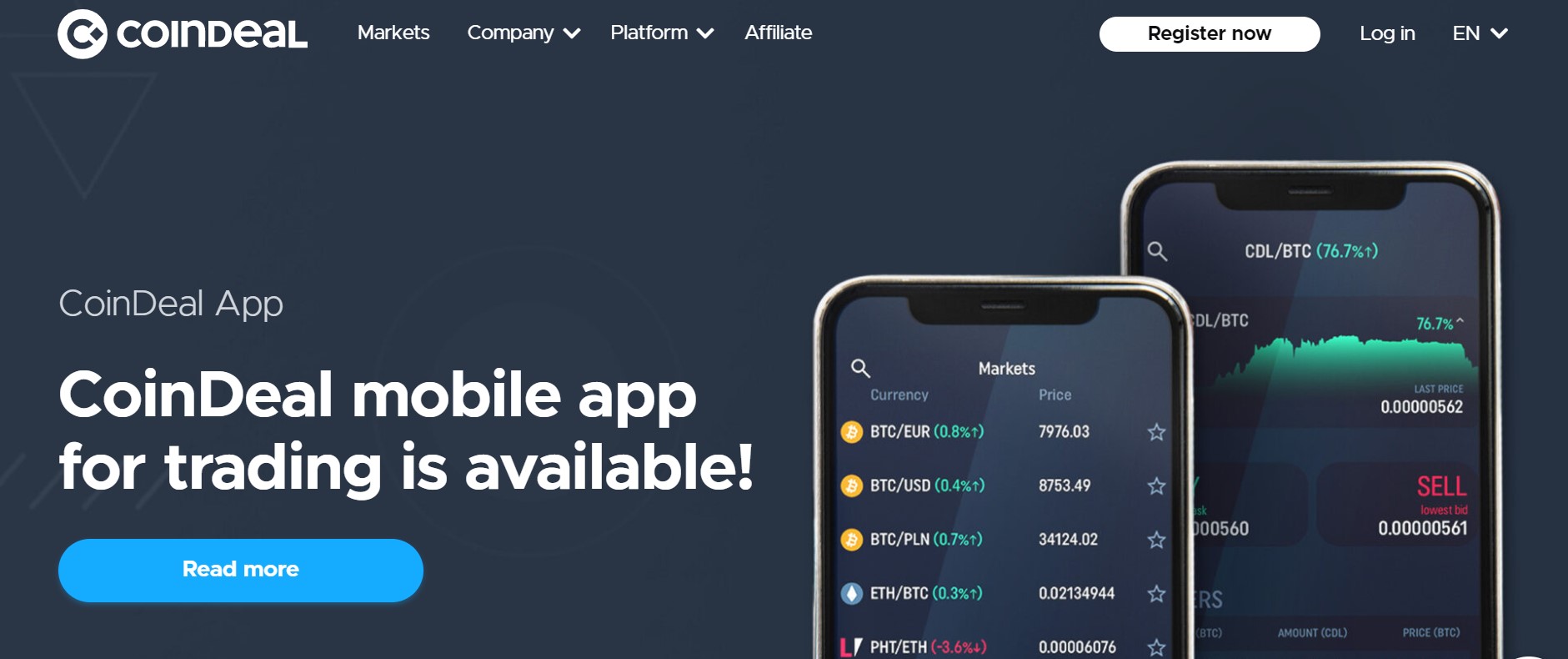 Coindeal website