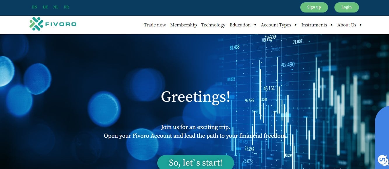 Fivoro website