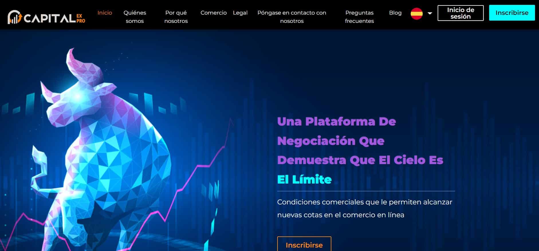 Capitalex Pro website - Tokenhell Capitalex Pro website