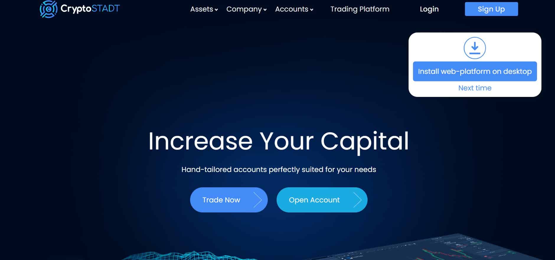 CryptoSTADT website