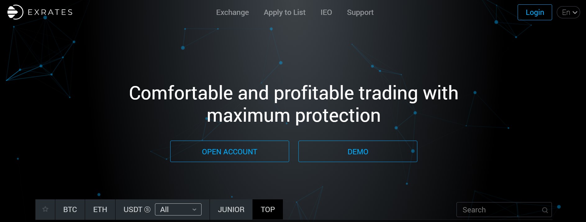 Exrates website