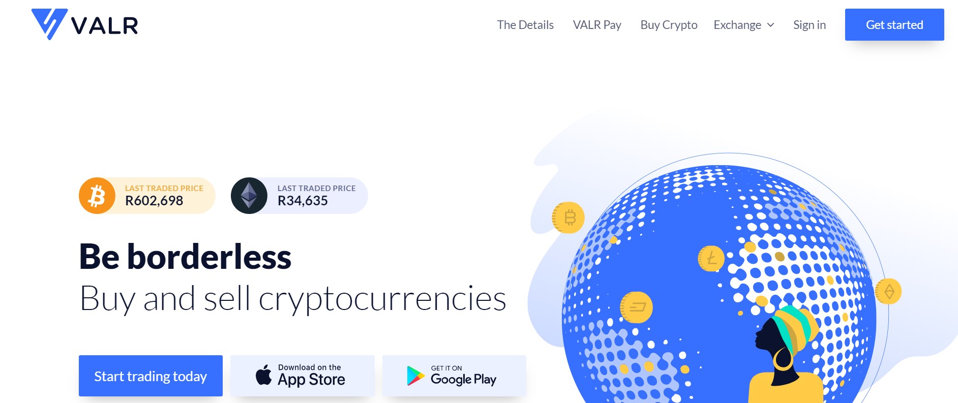 website-93 - Tokenhell VALR website